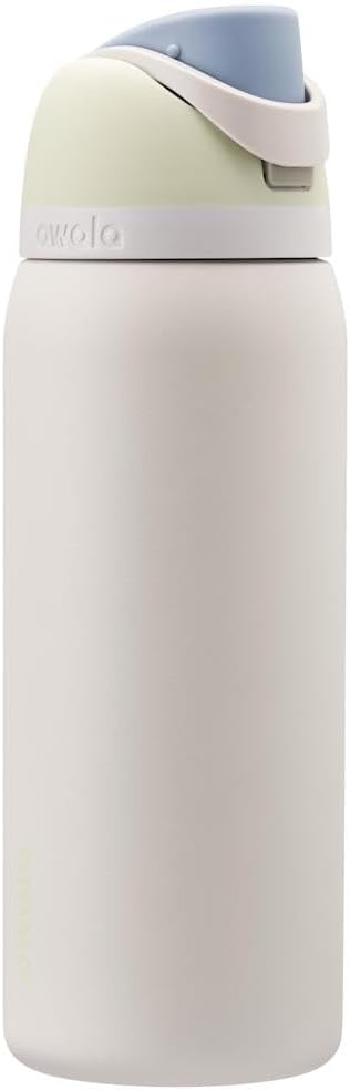 Owala FreeSip Insulated Stainless Steel Water Bottle with Straw, BPA-Free Sports Water Bottle, Great for Travel, 24 Oz, Denim