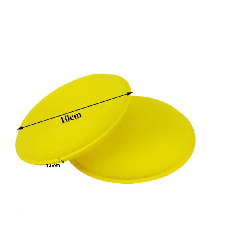 1/2/5Pcs Car Foam Sponge Wax Applicator Cleaning Detailing Pads Car Waxing Polishing Pad 10cm Car Wash Care Cleaning Kit